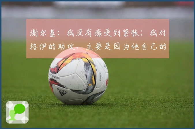 谢尔基：我没有感受到紧张；我对格伊的助攻，主要是因为他自己的表现